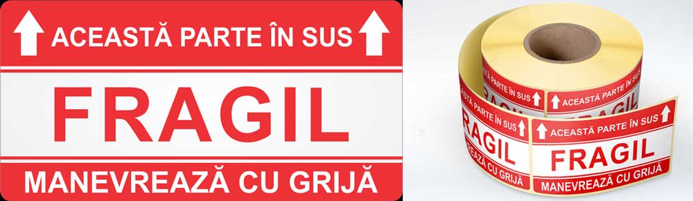Etichete autocolante Fragil