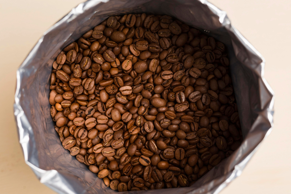 Cafea neagra boabe
